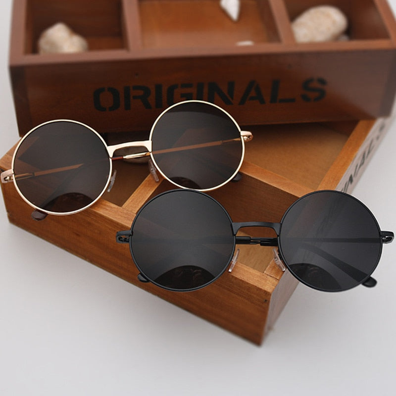 Round Glasses Men Women Steampunk Sunglasses Vintage Sunglasse Women Brand Designer Round Sunglasses 2019 New Mirror UV400