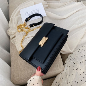 Scrub Leather Crossbody Bags For Women 2019 Small Messenger Shoulder Bag Lady Chain Handbags and Purses Travel Hand Bag