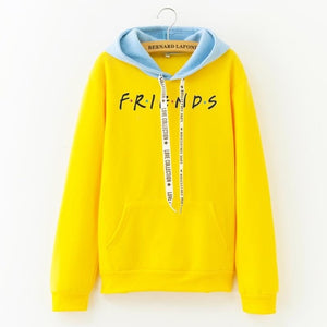 2019 New Friends Printing Hoodies Sweatshirts Harajuku Crew Neck Sweats Women Clothing Feminina Loose Women's Outwear Fall