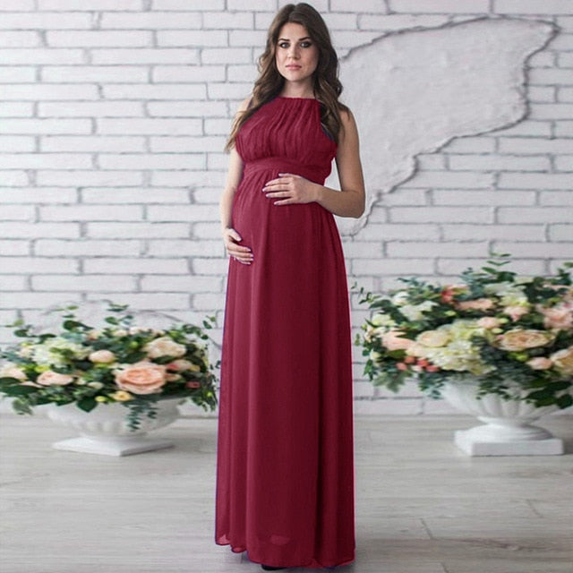 2019 Pregnant Mother Dress New Maternity Photography Props Women Pregnancy Clothes Lace Dress for Pregnant Photo Shoot Clothing