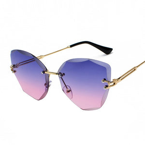 MuseLife DESIGN Fashion Lady Sun glasses 2019 Rimless Women Sunglasses Vintage Alloy Frame Classic Brand Designer Shades Oculo