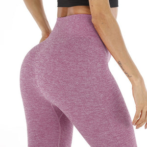 New High Rise Compression Yoga Leggings Butt Push Up Workout Sport Pants Tummy Control Gym Running Tights Sport Leggings