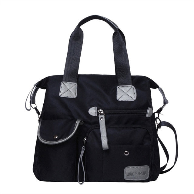 Women Fashion Solid Color Zipper Waterproof Nylon Shoulder Bag Crossbody Bag Bolsa feminina Dropship New 2019 Hot Selling #YL10