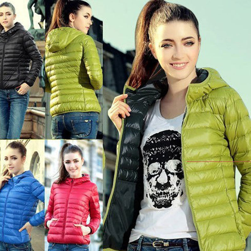 2019 New Fashion Ladies Jacket Short Design Coat Winter Cotton-padded Jacket Women Slim Solid Zipper Outerwear