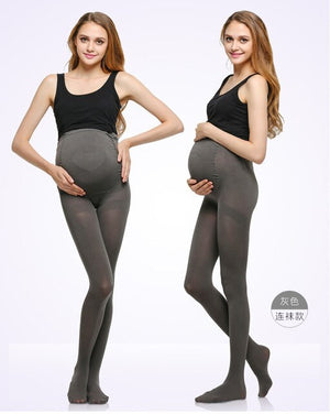 SLYXSH 2019 high quality velvet Adjustable High Elastic maternity leggings pregnant clothes pants for women stockings