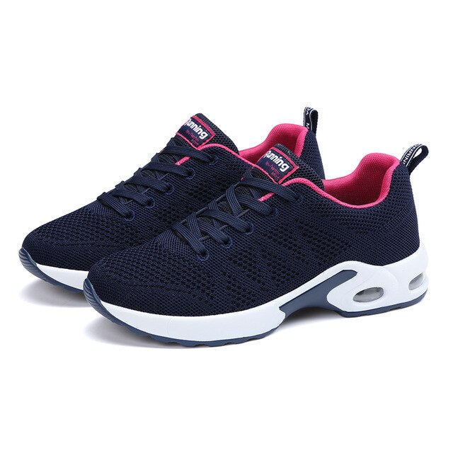 Hemmyi 2019 Breathable Platform Chunky Sneakers Increase 5.5CM Breathable Sport Air Cushion Running Shoes for Woman Basket Femme