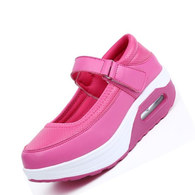 2019 new white color round head female sneakers mesh shoes women  breathable casual shallow mouth thickening Non-slip flat shoes