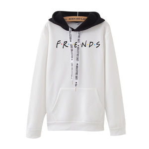 SFIT 2019 New Friends Printing Hoodies Sweatshirts Harajuku Crew Neck Sweats Women Clothing Feminina Loose Women's Outwear Fall