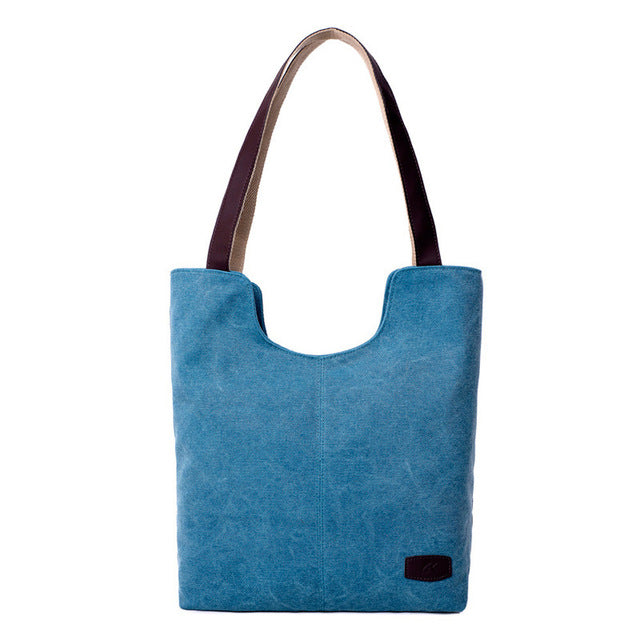 large capacity women's handbags shoulder handbag high quality 2019 soft canvas ladies women's purses and hand bags #Zer