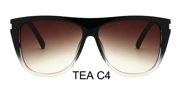 2019 Italy Luxury Brand Oversized Square Sunglasses Women Brand Designer Retro Frame Sun Glasses For Female Trendy Big oculos