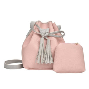 Maison Fabre Fashion Women Patchwork Shoulder Bag 2019 Casual Leather Women Bucket Bag Daughter Package Crossbody Bag Ja22