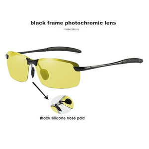 2019 Brand Intelligent Photochromic Polarized Sunglasses Men Women Yellow lens Day Night Vision Driving Sun Glasses gafas de sol