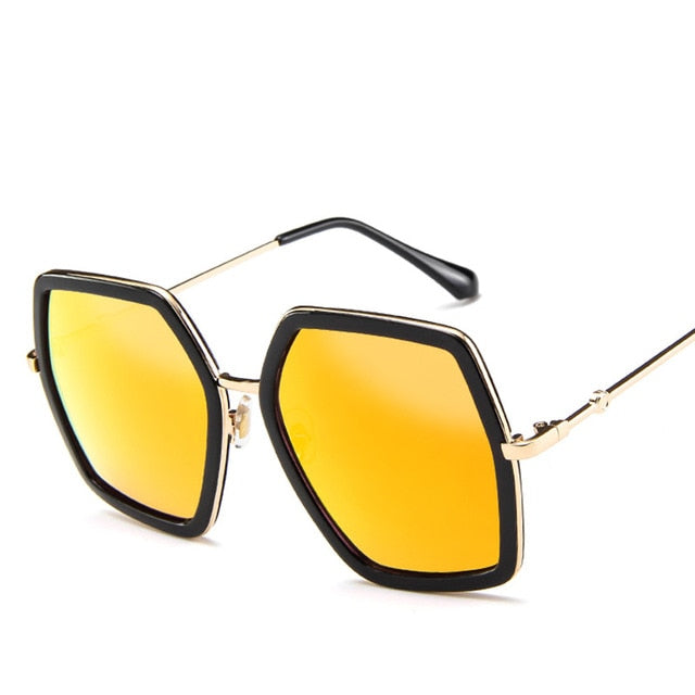 2019 NEW Oversized Square Sunglasses Women Luxury Brand Designer Vintage Sunglass Fashion Big Frame Sun Glasses UV400
