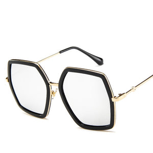 2019 NEW Oversized Square Sunglasses Women Luxury Brand Designer Vintage Sunglass Fashion Big Frame Sun Glasses UV400