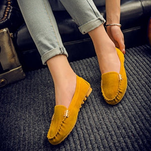 Plus Size 35-43 Women Flats shoes 2019 Loafers Candy Color Slip on Flat Shoes Ballet Flats Comfortable Ladies shoe zapatos mujer