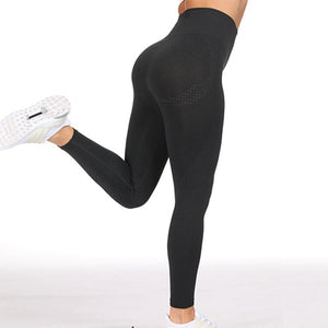 2019 New Vital Seamless Leggings High Waist Woman Fitness Yoga Pants Sexy Push Up Gym Sport Leggings Slim Stretch Running Tights