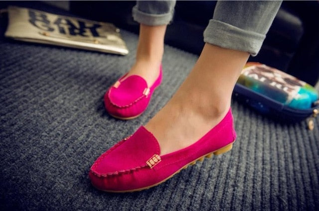 Women Flats shoes 2019 new woman Casual Shoes stripe Woman Loafers Shoes Mother dance square Sweet Walk Flat Shoes Zapatos Mujer