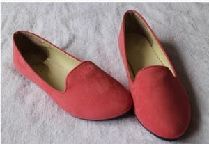 Plus size 2019 new Fashion shoes women solid candy color patent PU tip shoes women flats ballet Casual  shoes princess shoes