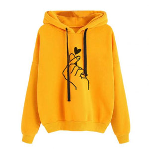 Hoodies Women 2019  Female Long Sleeve Solid Color Hooded Sweatshirt Hoodie Tracksuit Sweat Coat Casual Sportswear S-3XL Hooded