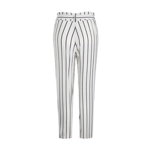 Skinny Women pants for women Striped Long Tie High Waist Ladies Pants Trouser women clothes pantalones mujer