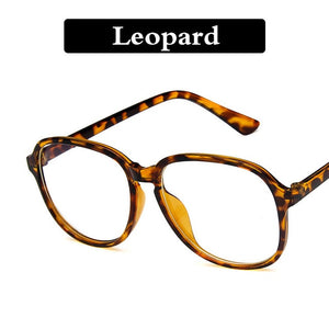 2019 New Fashion Flat Glasses Men's and Women's Trend Visor Personality Frame Fashion Street Shooting Transparent Glasses