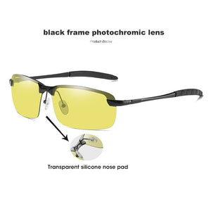 2019 Brand Intelligent Photochromic Polarized Sunglasses Men Women Yellow lens Day Night Vision Driving Sun Glasses gafas de sol